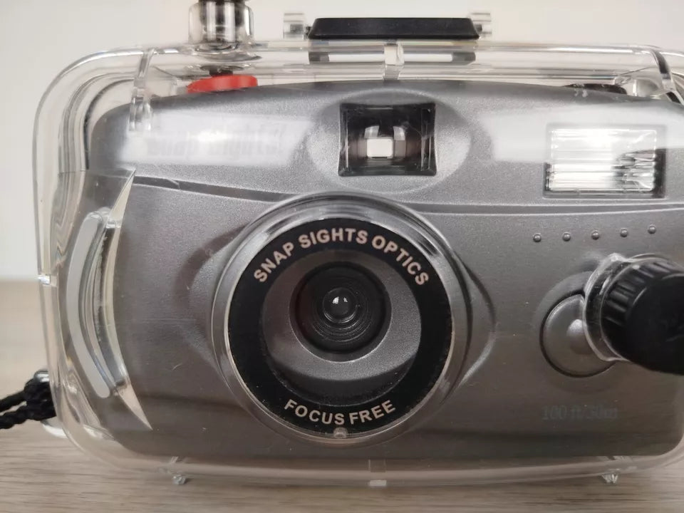 Fotocamera Analogica Macchina Fotografica Subacquea Snap Sights Vintage Anni 90