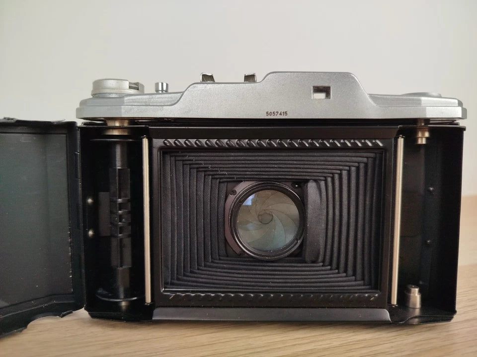Fotocamera A Soffietto Carl Zeiss Ercona II Con Custodia Vintage Epoca Anni 50