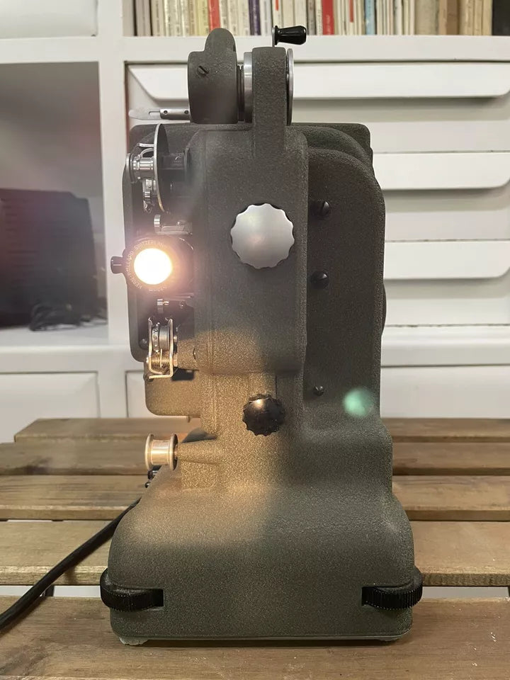 Antico Proiettore Bolex Paillard M8 Vintage Epoca Con Custodia Bobine Istruzioni