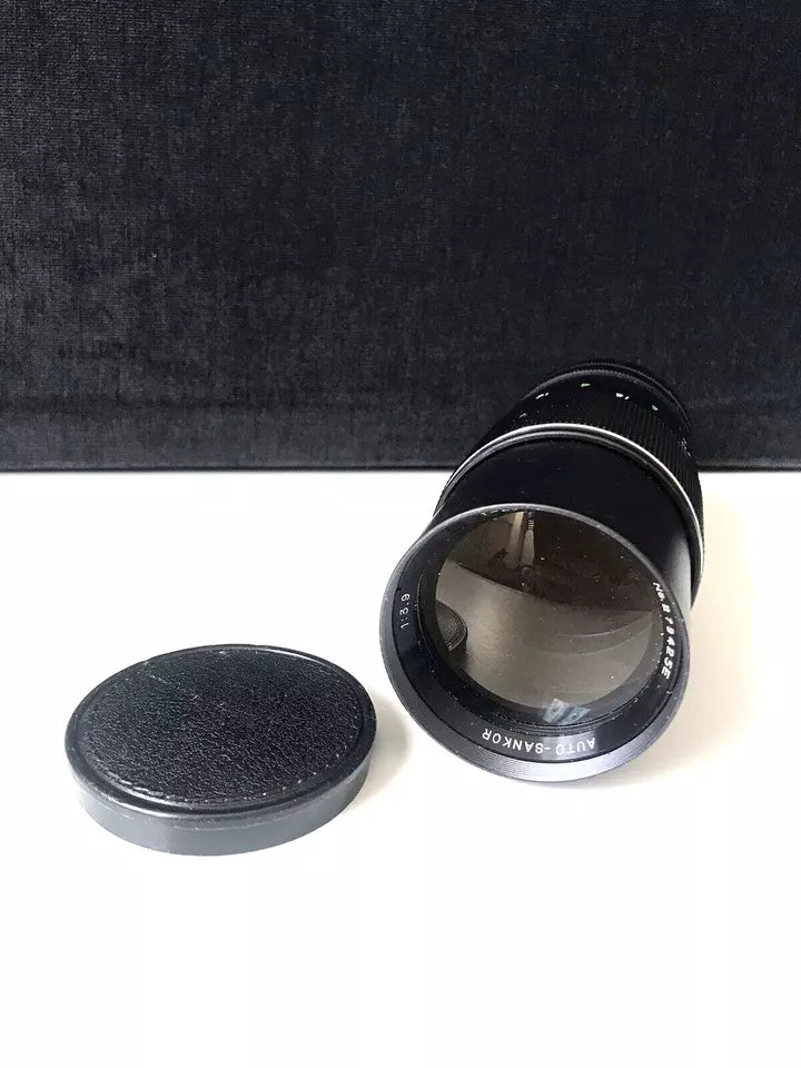 Obiettivo Auto Sankor Lens Made In Japan 200mm Compatibile Fotocamere Coperchio