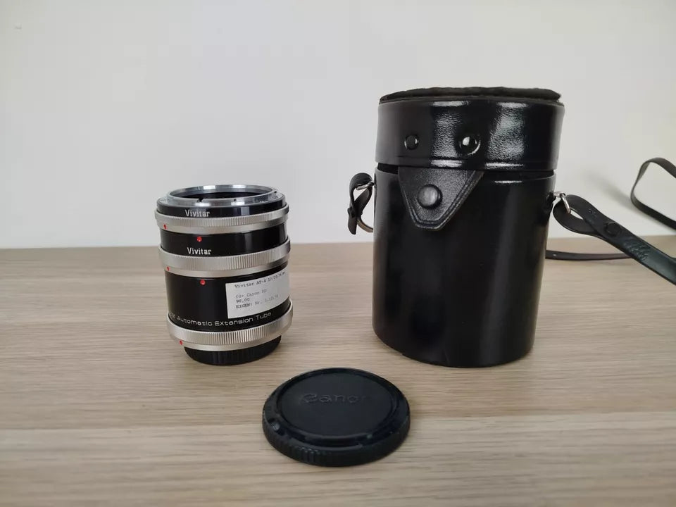 Obiettivo Zoom Vivitar AT-4 12/20/36mm Per Canon FD Con Custodia