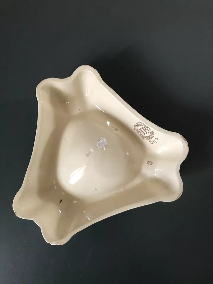 Posacenere Martini Demi Porcelaine Badonviller Provance Vintage Epoca Anni 30