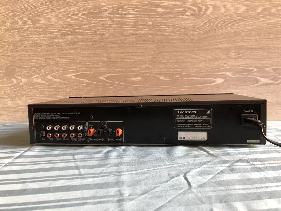 Amplificatore Technics SU-300 Stereo Integrated Amplifier Hi-fi Giappone 160W