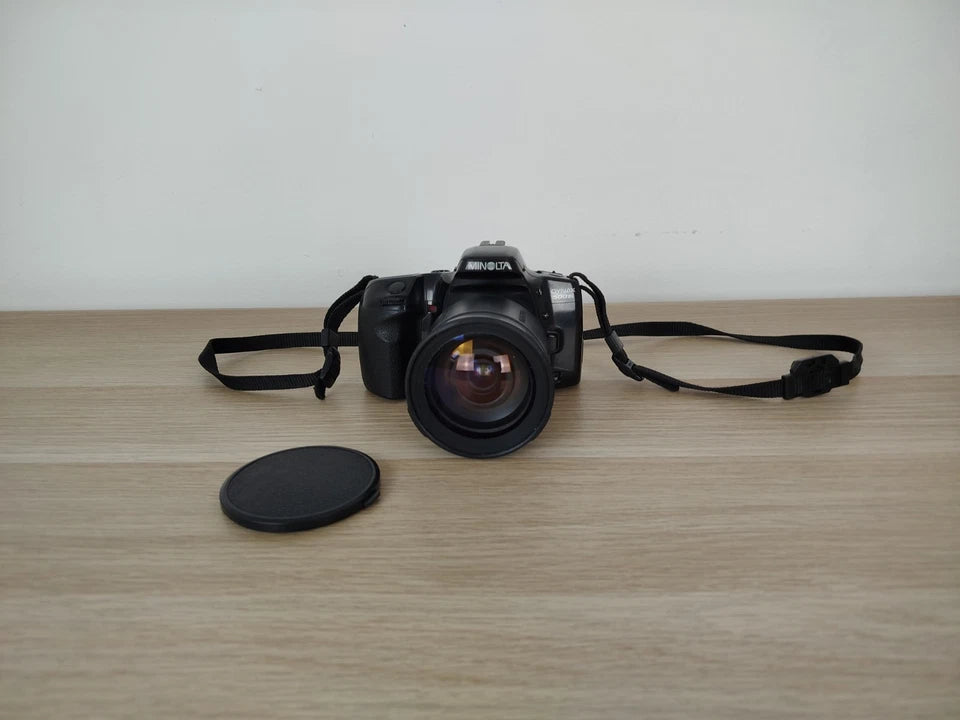 Fotocamera Analogica Minolta Dynax 500Si Obiettivo Tamron Aspherical AF 28-200