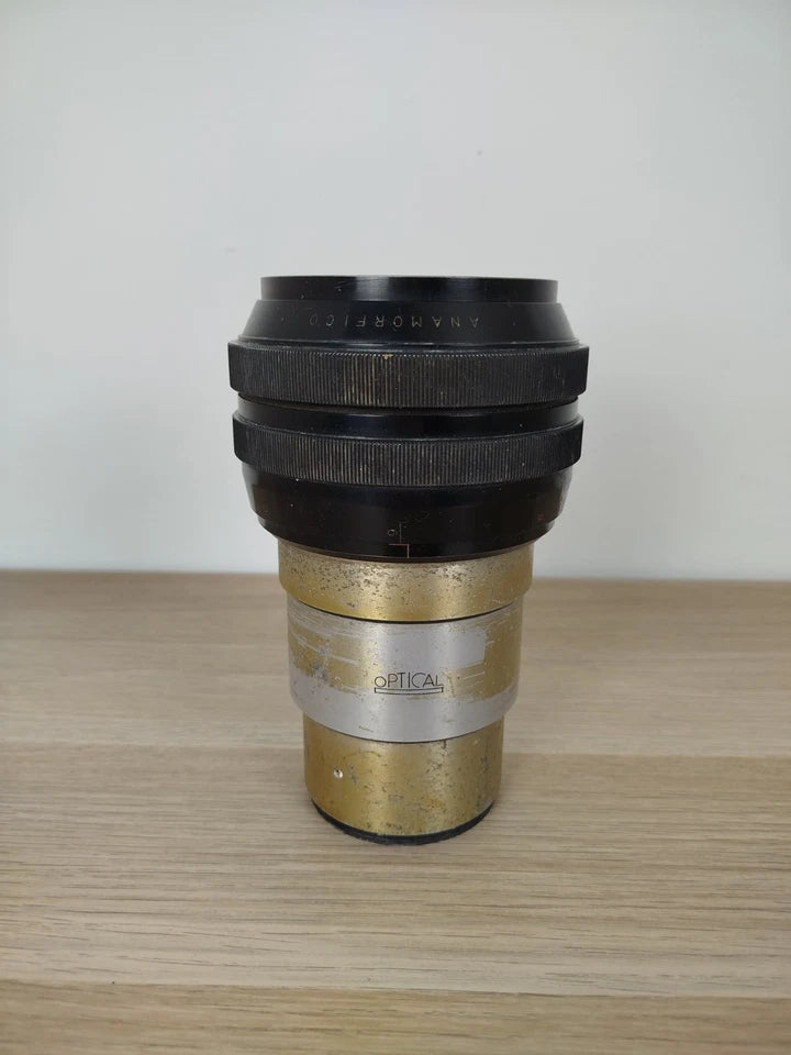 Obiettivo Anamorfico Optical Iper Proiectar N.55012 2X Vintage Cinema Fotografia