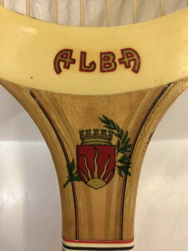 Racchetta Di Legno Maxima Championship Custodia E Palline Vintage Epoca