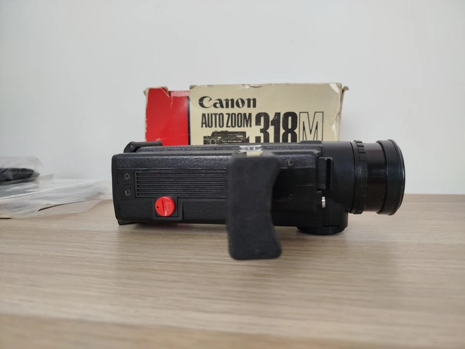 Cinepresa Super 8 Canon Auto Zoom 318M Scatola Istruzioni Custodia Vintage