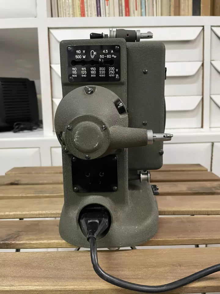 Antico Proiettore Bolex Paillard M8 Vintage Epoca Con Custodia Bobine Istruzioni