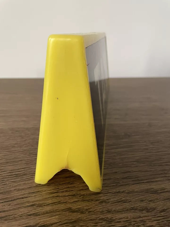Insegna Taxi Vintage Epoca Anni 70 Giallo Nero Originale Italia Bifacciale
