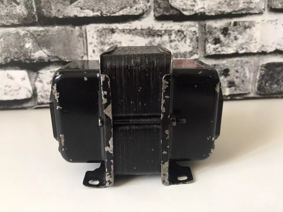 Trasformatore Vintage Rega Lux VA 50 Nero In Metallo Nero Epoca 8/12/24 Volt