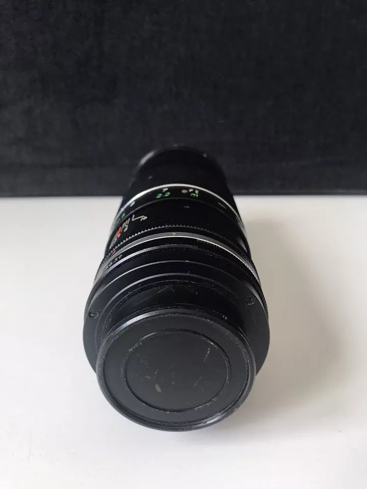 Obiettivo Auto Sankor Lens Made In Japan 200mm Compatibile Fotocamere Coperchio