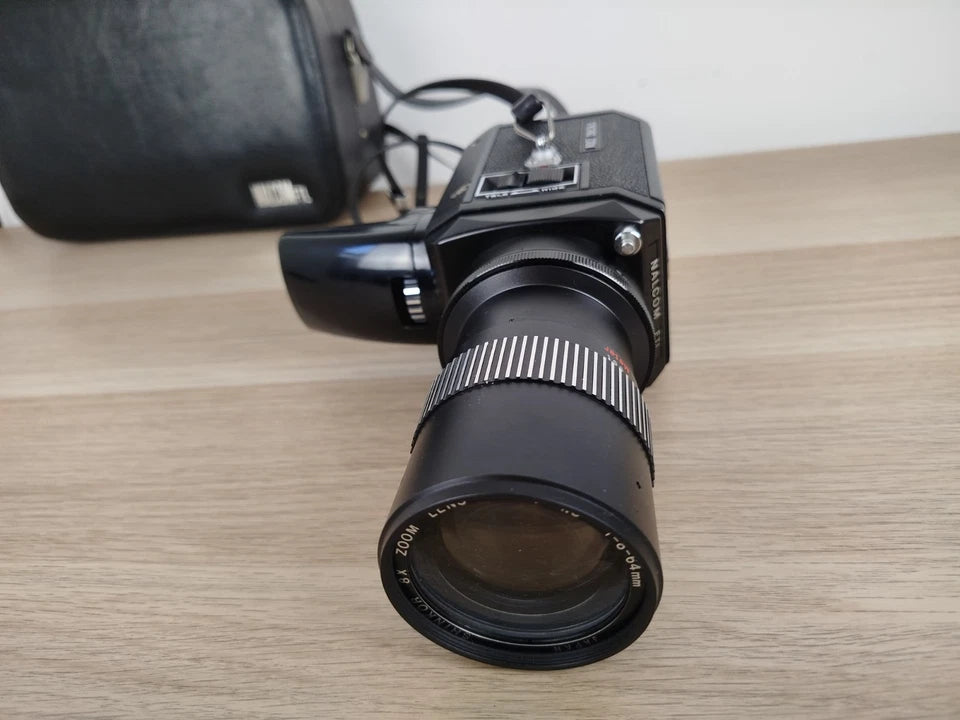 Cinepresa Super 8 Nalcom FTL Model 800 Vintage Con Custodia E Istruzioni Synchro