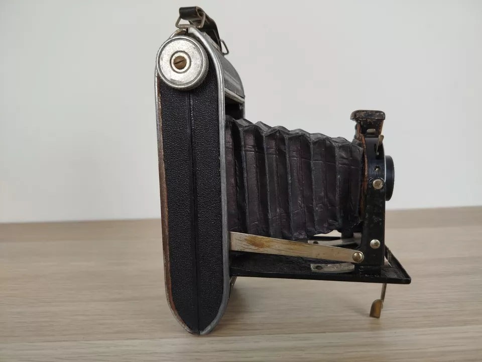 Fotocamera Zenith Edelweiss Macchina Fotografica Soffietto Vintage Epoca Antica