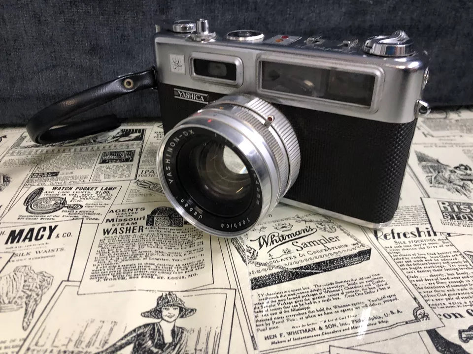 Fotocamera Yashica Electro 35 Obiettivo Yashinon Custodia Yashikor Telemetro