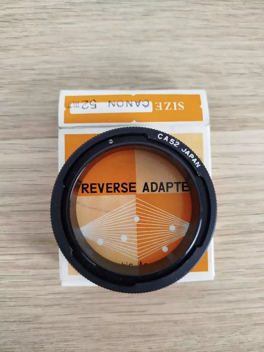 Canon CA52 Reverse Adapter Anello Inversione 52mm Inversion Ring Foto Analogica
