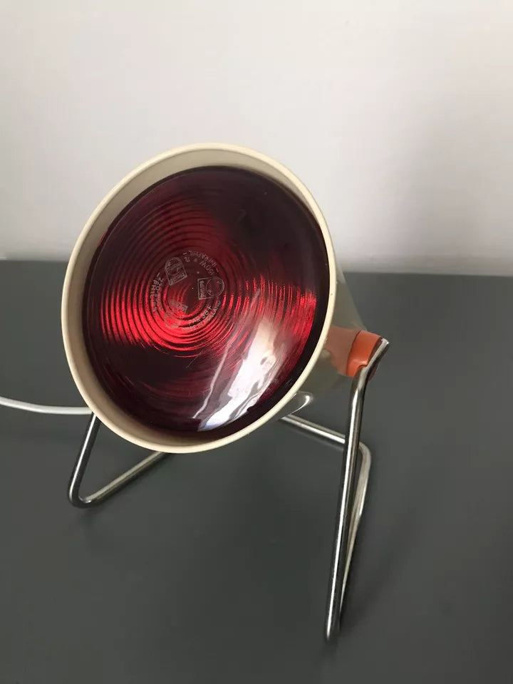 Lampada Ad Infrarossi Infraphil Design Charlotte Perriand Philips Vintage Epoca