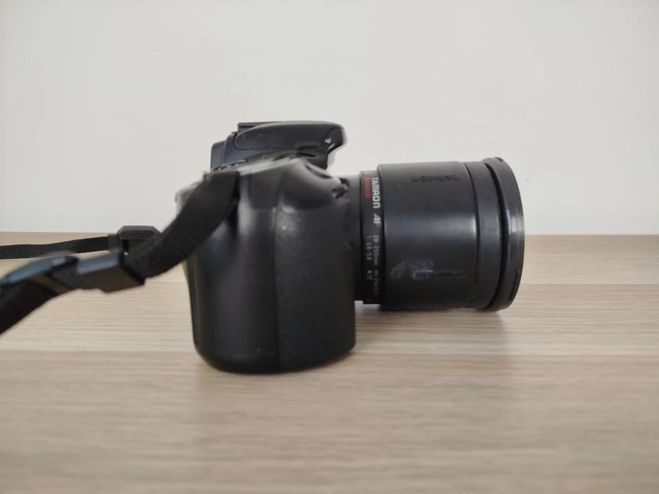 Fotocamera Analogica Minolta Dynax 500Si Obiettivo Tamron Aspherical AF 28-200