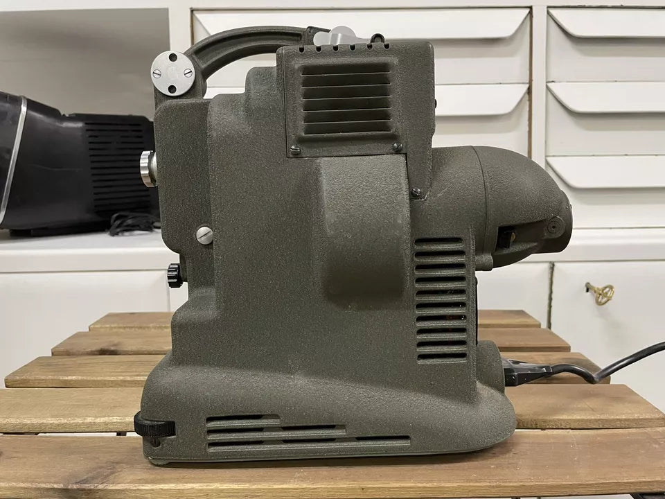 Antico Proiettore Bolex Paillard M8 Vintage Epoca Con Custodia Bobine Istruzioni