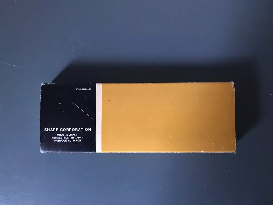 Calcolatrice Sharp Elsimate EL-5804 Vintage Con Custodia E Scatola Originale