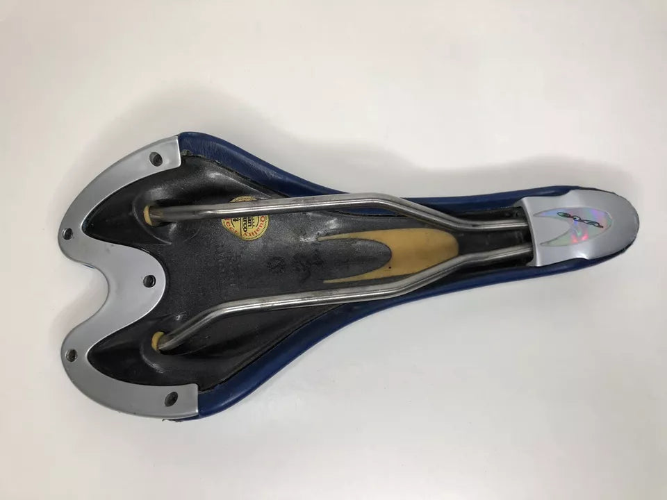 Sellino Per Bicicletta Da Corsa Selle San Marco Azzurro Blu Made In Italy