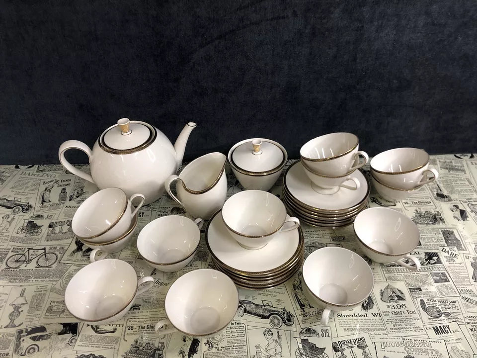 Servizio Set 24 Tazze The Caffè Seltmann Weiden Bavaria Isolde Vintage Tazzine e Piattini