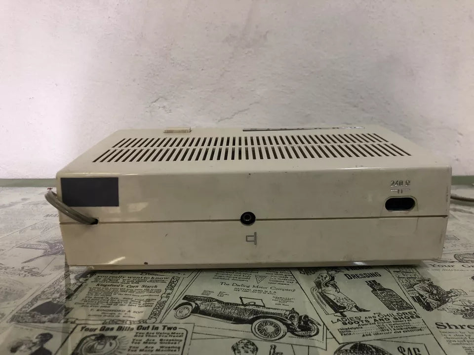 Radio Sveglia Analogica Grundig Sono Clock Bianca Vintage 70 Pezzi Di Ricambio