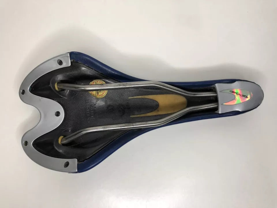 Sellino Per Bicicletta Da Corsa Selle San Marco Azzurro Blu Made In Italy
