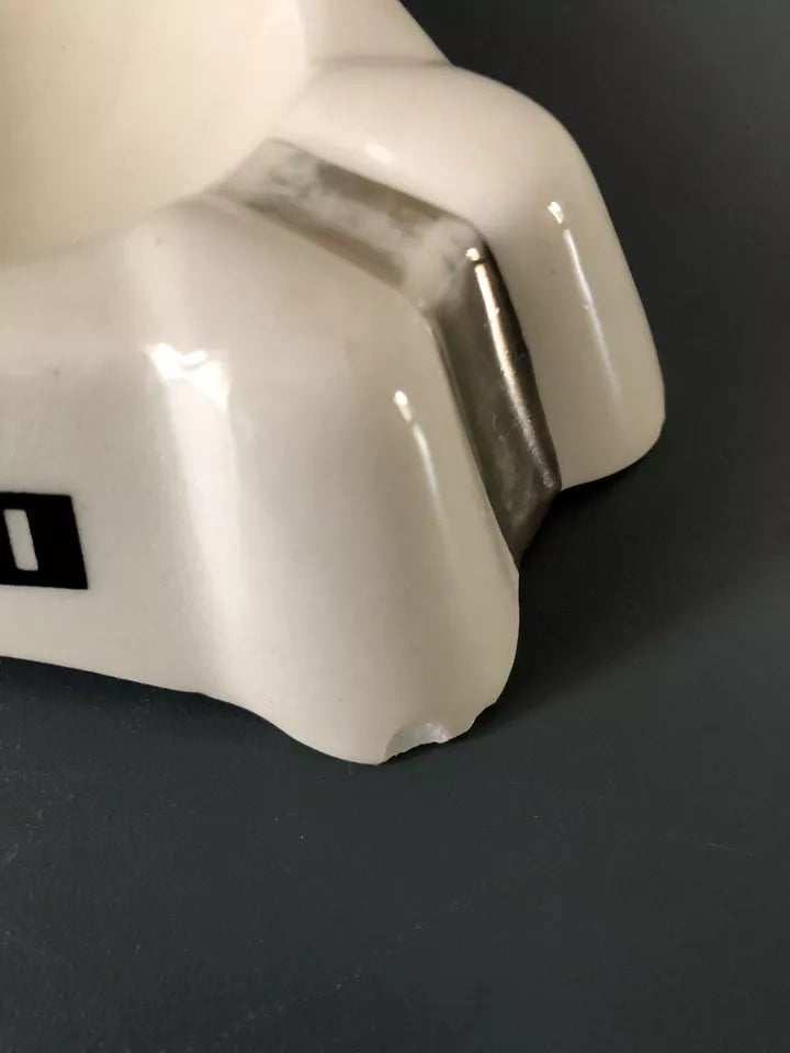 Posacenere Martini Demi Porcelaine Badonviller Provance Vintage Epoca Anni 30