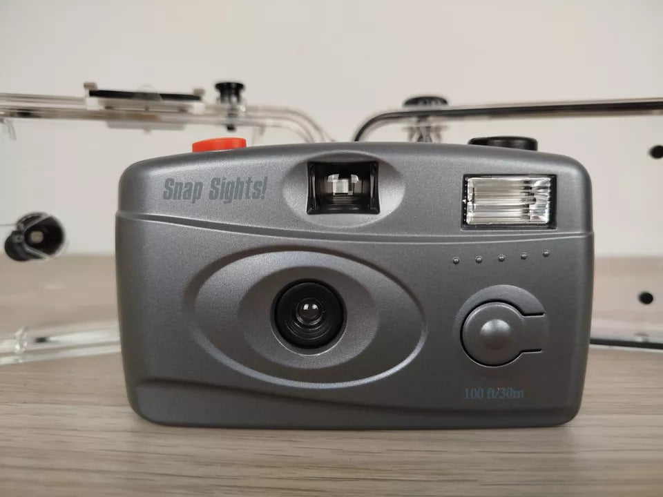 Fotocamera Analogica Macchina Fotografica Subacquea Snap Sights Vintage Anni 90