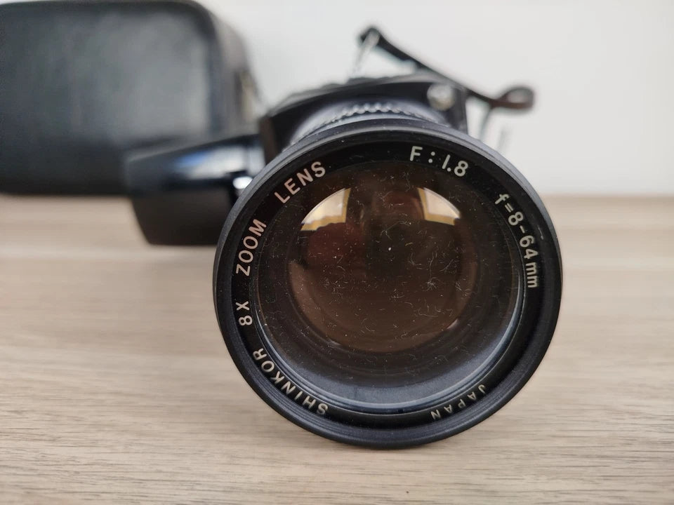 Cinepresa Super 8 Nalcom FTL Model 800 Vintage Con Custodia E Istruzioni Synchro