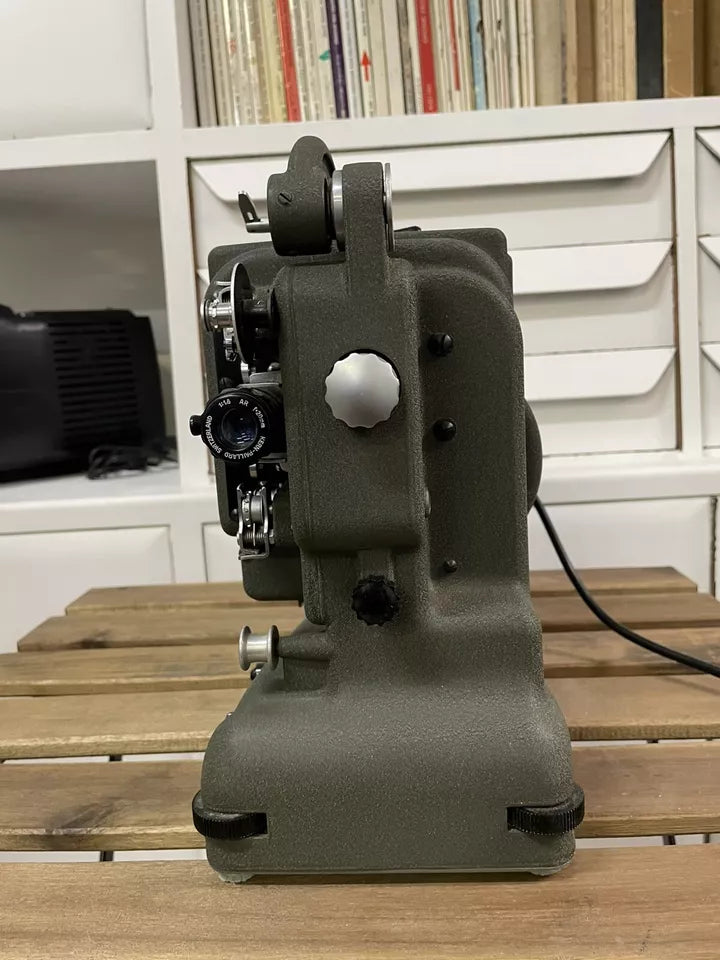 Antico Proiettore Bolex Paillard M8 Vintage Epoca Con Custodia Bobine Istruzioni