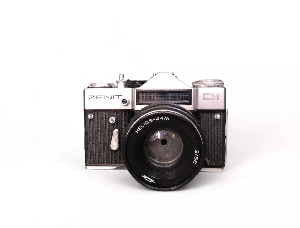 Fotocamera Analogica Zenit EM URSS Vintage Anni 80 Reflex 35mm Obiettivo Helios