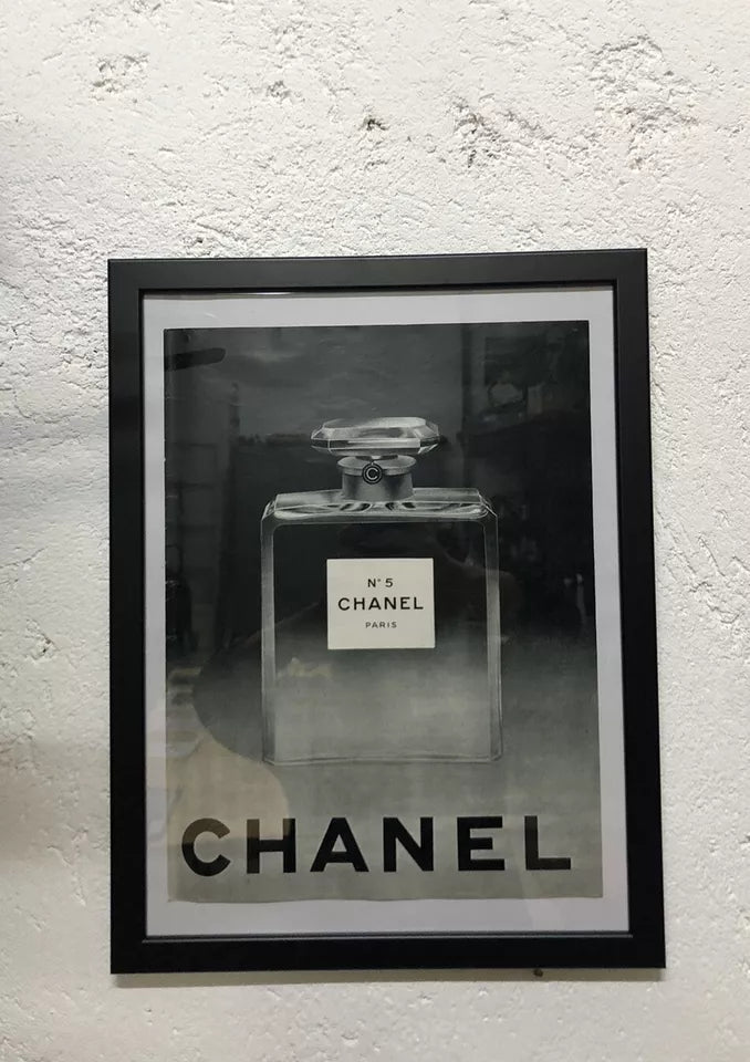 Quadro Pubblicità Originale Chanel N.5 Paris Da Jours De France 391 Anno 1962